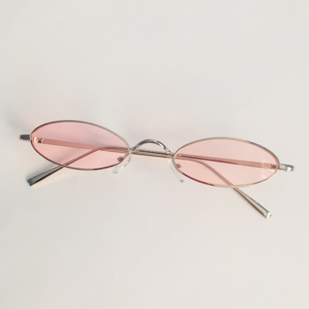 Super Slim Oval Sunglasses